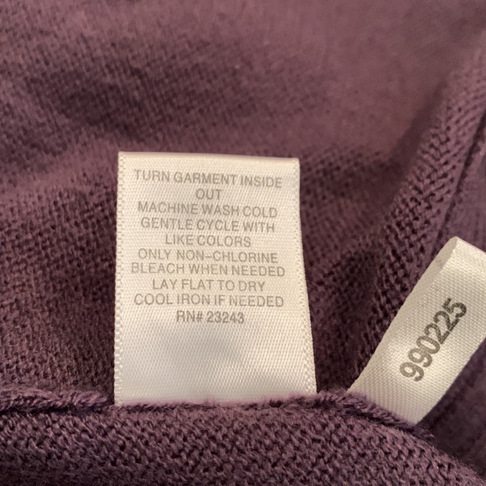 Beautiful lightweight cardigan by NY&Co. Dusty Purple, size XL - Picture 6 of 6